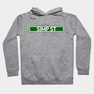 Simp St Street Sign Hoodie